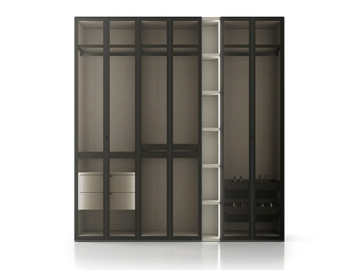 NOCTA - Sectional wooden wardrobe by Santalucia Mobili - view 2